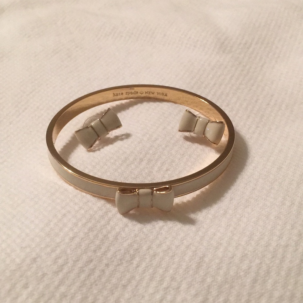 Kate Spade bangle and earring set